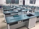 Tabla de madera de aluminio del laboratorio de biología del banco de laboratorio de ciencia del banco de laboratorio de los muebles del laboratorio de la escuela de la estructura proveedor